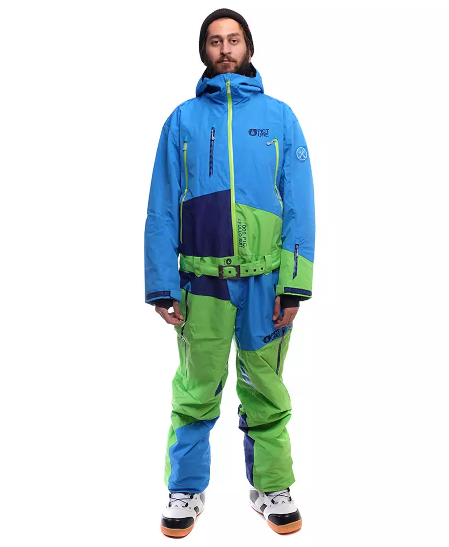 Jumpsuit snowboard (64 grianghraf): rabhlaeir baineann agus déagóirí le haghaidh snowboarding, ó Tigon, Roxy, Eagrú Pictiúr, AerBlater 13283_39