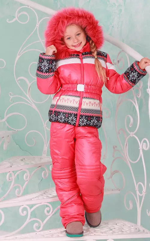 Téli öltöny a lány számára (77 fotók): Valianly, Kiko és Monkler, Gusti, Meleg membrán, finn a Reim-től, szigetelt 13286_31