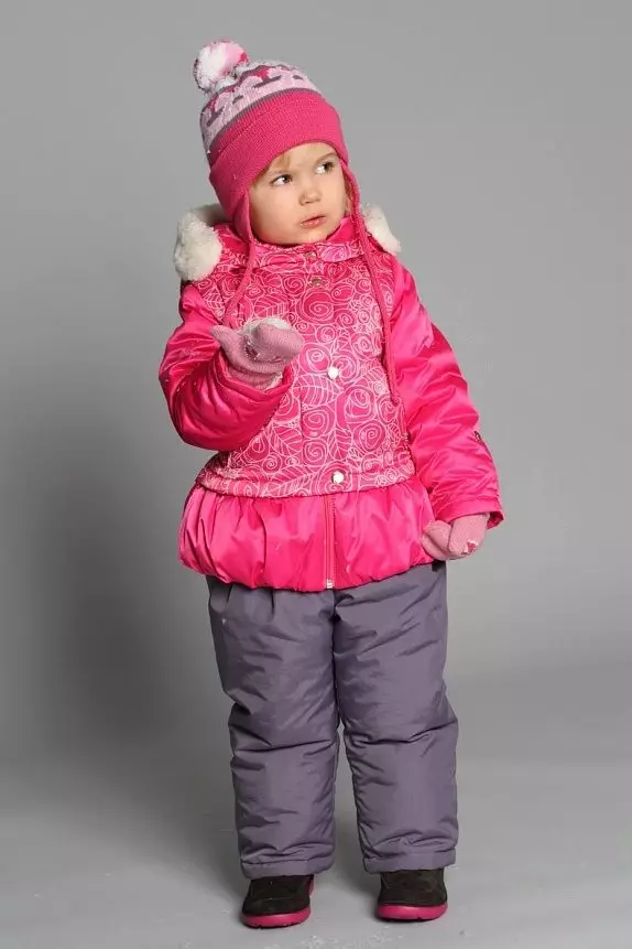 Téli öltöny a lány számára (77 fotók): Valianly, Kiko és Monkler, Gusti, Meleg membrán, finn a Reim-től, szigetelt 13286_33