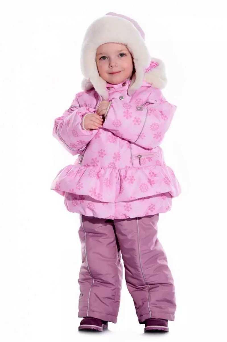 Téli öltöny a lány számára (77 fotók): Valianly, Kiko és Monkler, Gusti, Meleg membrán, finn a Reim-től, szigetelt 13286_5