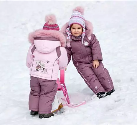 Téli öltöny a lány számára (77 fotók): Valianly, Kiko és Monkler, Gusti, Meleg membrán, finn a Reim-től, szigetelt 13286_55