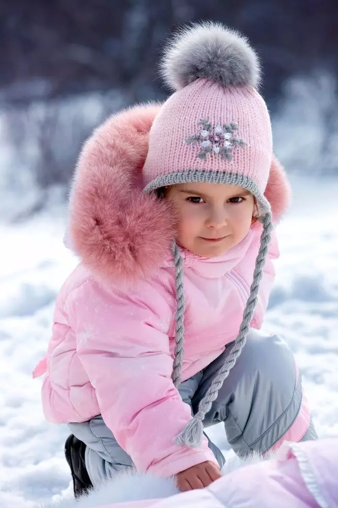 Combinaison d'hiver pour la fille (77 photos): de Valianly, Kiko et Monkler, Gusti, membrane chaude, finnois de Reim, isolée 13286_57