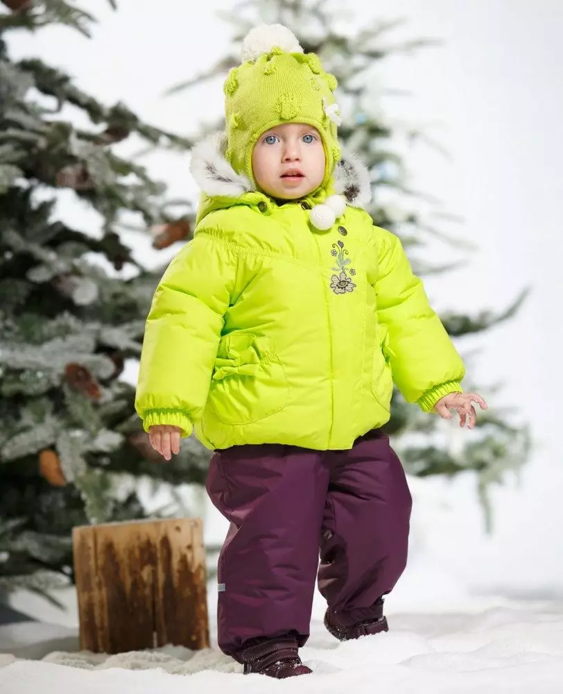 Téli öltöny a lány számára (77 fotók): Valianly, Kiko és Monkler, Gusti, Meleg membrán, finn a Reim-től, szigetelt 13286_74