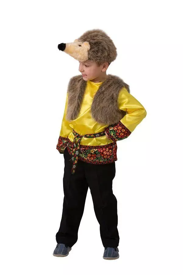 Karnavalų vaikų kostiumai (88 nuotraukos): žmogaus voras, piratas, ežys ir gaidys, katės 13289_37
