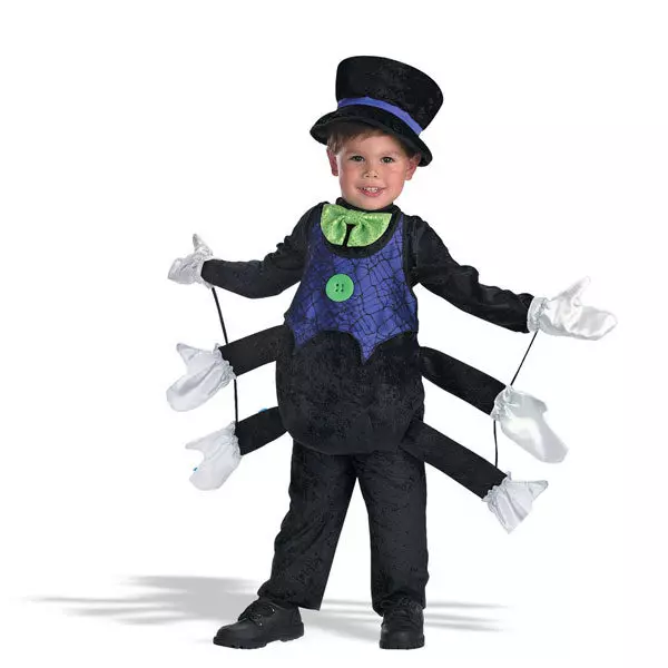 Costumi per bambini di Carnevale (88 foto): sotto forma di un ragno uomo, pirata, riccio e gallo, gatti 13289_77