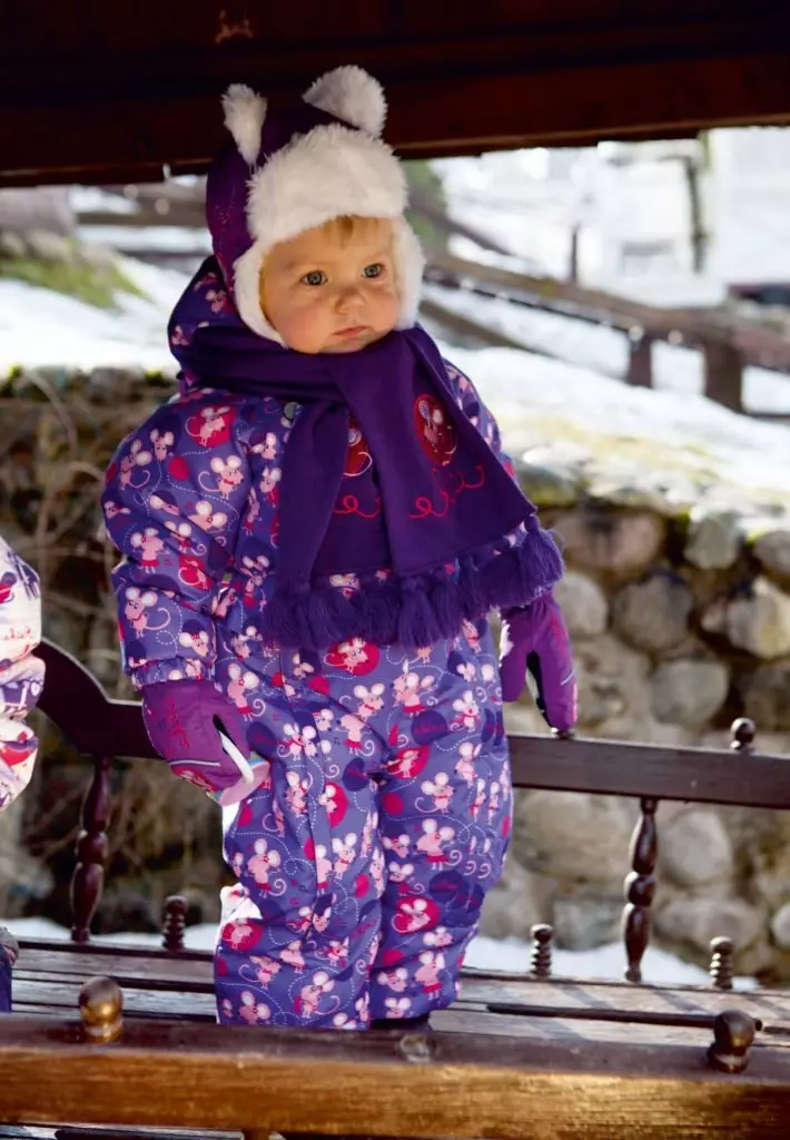 Finsk vinteralleder for børn (93 billeder): Vinterfluff Jumpsuit til piger, modeller fra Kerry, Reim, Hupe og Lassie 13297_18