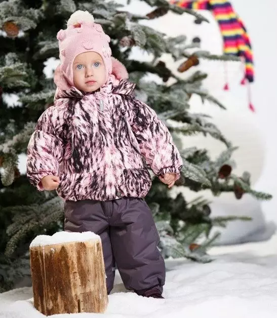 Finsk vinteralleder for børn (93 billeder): Vinterfluff Jumpsuit til piger, modeller fra Kerry, Reim, Hupe og Lassie 13297_2