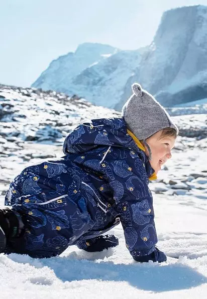 Finsk vinteralleder for børn (93 billeder): Vinterfluff Jumpsuit til piger, modeller fra Kerry, Reim, Hupe og Lassie 13297_64