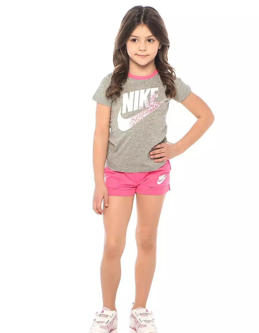 NIKE Shorts (63 Lluniau): Modelau Dri Fit a Nike Pro, cywasgu, pêl-fasged chwaraeon a bocsio, plant, sgert siorts 13298_36