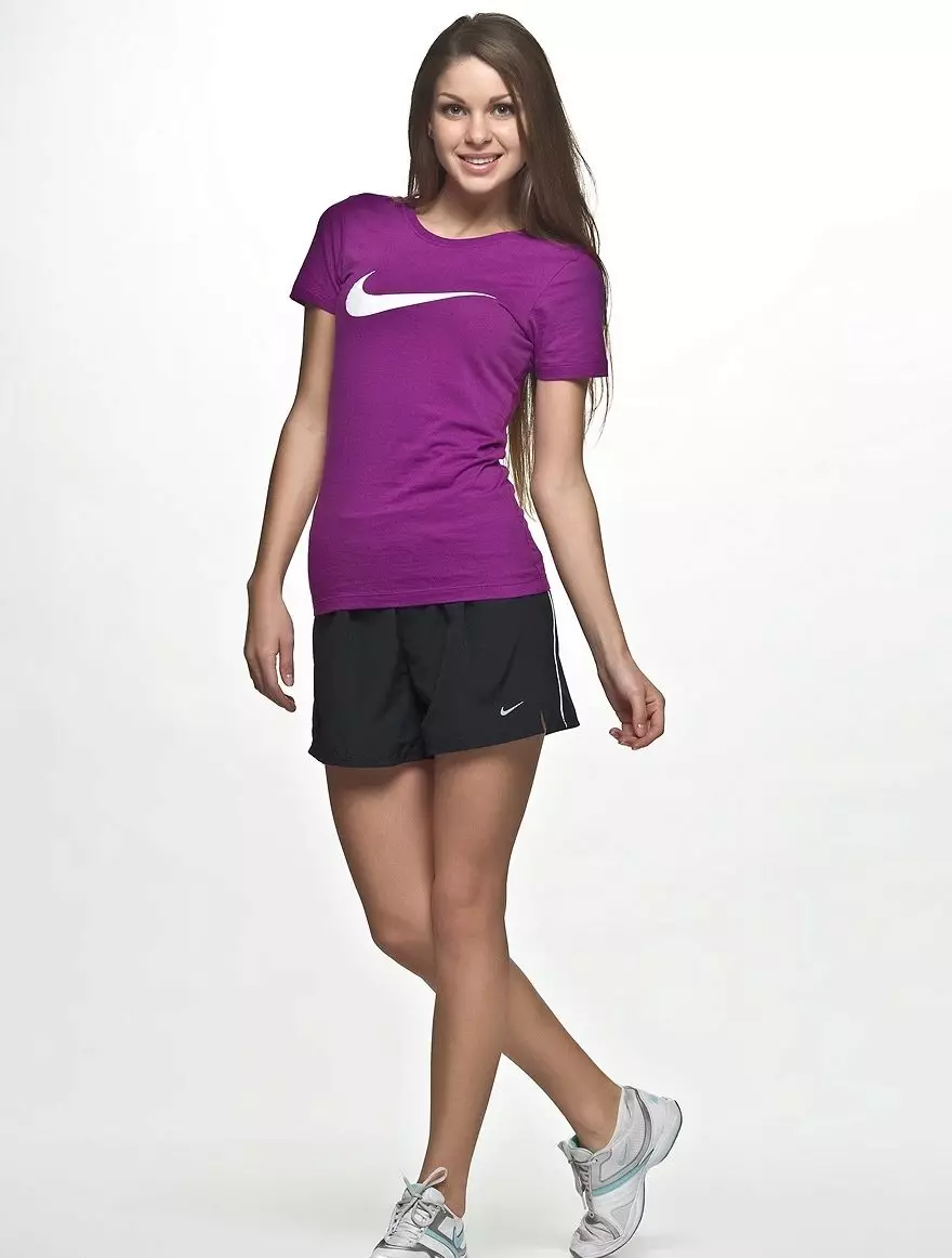 Nike Shorts (63 foto): Wanita Dri Fit dan Nike Pro Model, Kompresi, Basket Olahraga dan Tinju, Anak-anak, Rok Celana Pendek 13298_41