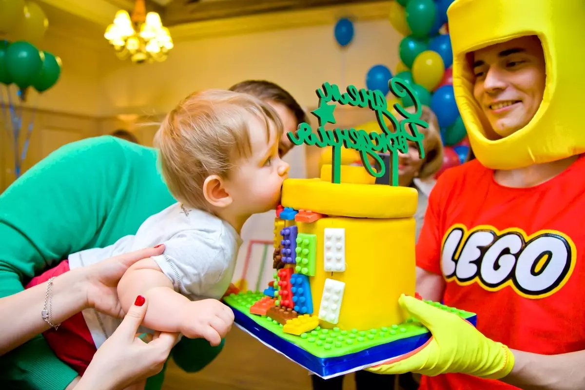 Aniversário do estilo LEGO: concursos do partido, cenário do feriado da criança Ninjago, decoração e convite do quarto