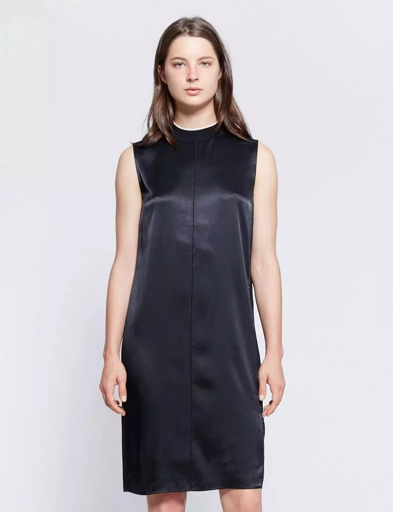 Casual mouwlese silhouette jurk