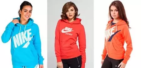 Дамски блузи Nike (Nike) (58 снимки): Спортно модели, Nike Air, Nike-AW77, с печат 