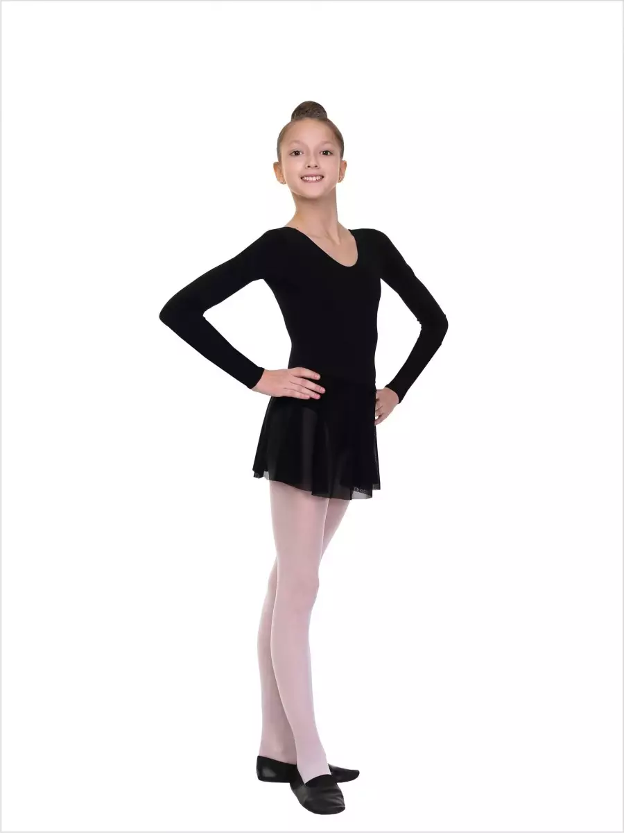 Gim Gimnastik dengan Skirt (35 Foto): Model dengan Skirt untuk Gimnastik Rhythmic 13393_22