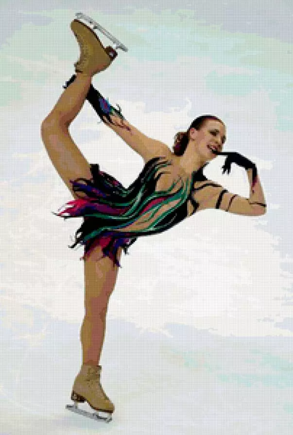 Танцови бански (59 снимки): танцови модели с пола за бални танци, както се нарича, розово и бяло 13394_23