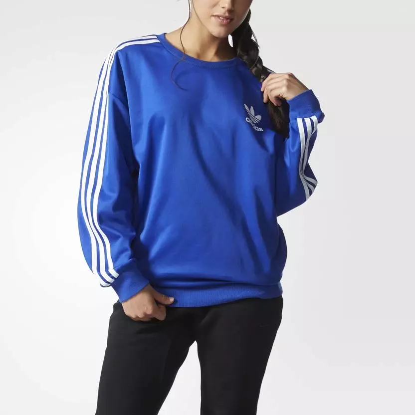 Sweatshirts femminili (238 Ritratti): Daqsijiet tal-moda, Hoody, kbar, sajjetti, twal, bomber, sport, sħun 1339_135