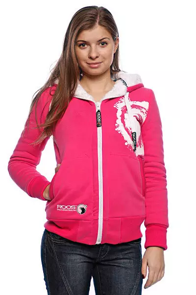 Female Sweatshirts (238 Billeder): Moderigtigt, Hoody, Store Størrelser, Lyn, Lang, Bomber, Sport, Varm 1339_140