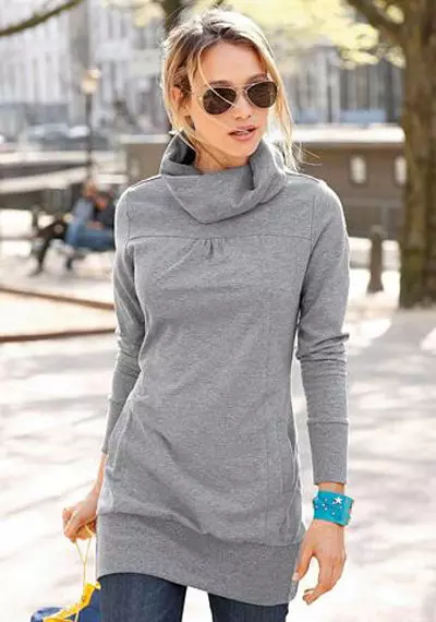 Female sweatshirts (238 photos): Fashionable, Hoody, Large sizes, Lightning, Long, Bomber, Sport, Warm 1339_64