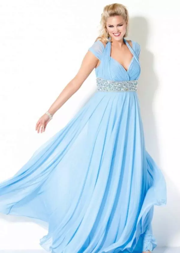 لباس شب آبی برای کامل