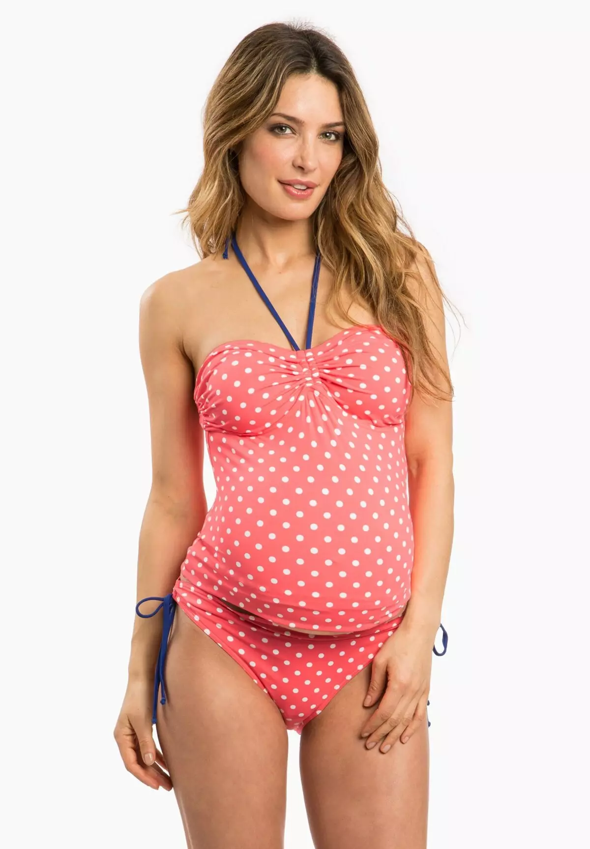 妊娠中の女性の水着（78写真）：プールのためのモデル、タンキーニ、フュージョンスポーツ 13456_56