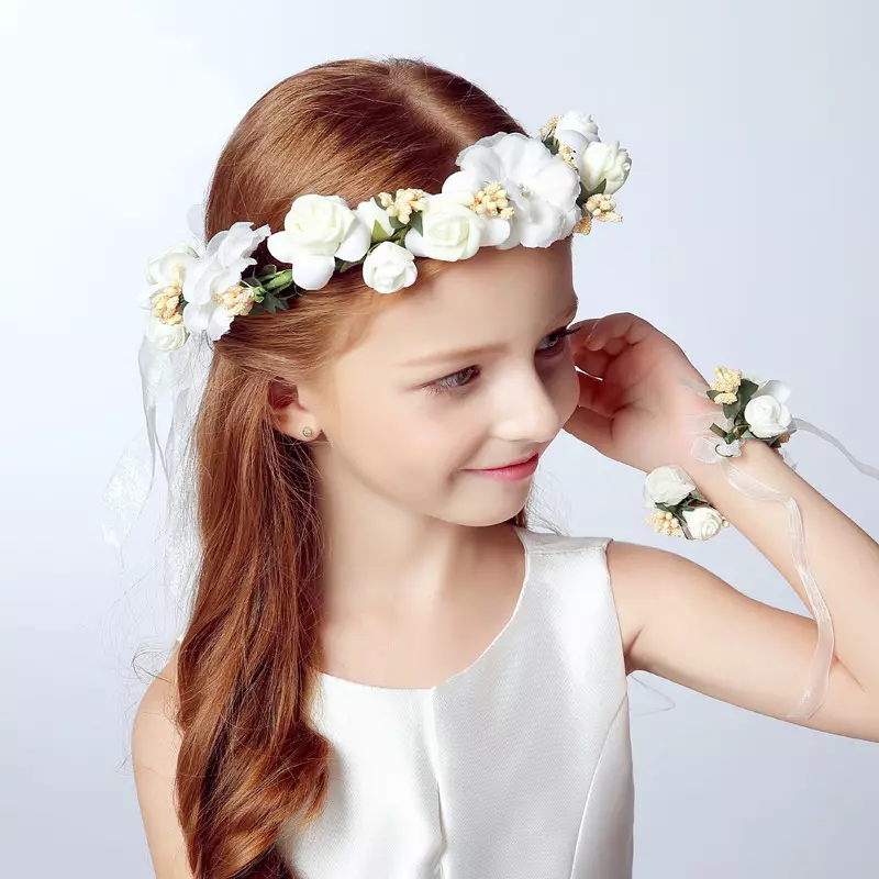 סרט עבור ילדה (137 תמונות): מודלים סרוגים לילדים עם פרח של Canzashi, תחבושות יפה, חטיפה ועם קשתות 13479_120