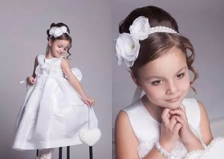 סרט עבור ילדה (137 תמונות): מודלים סרוגים לילדים עם פרח של Canzashi, תחבושות יפה, חטיפה ועם קשתות 13479_131