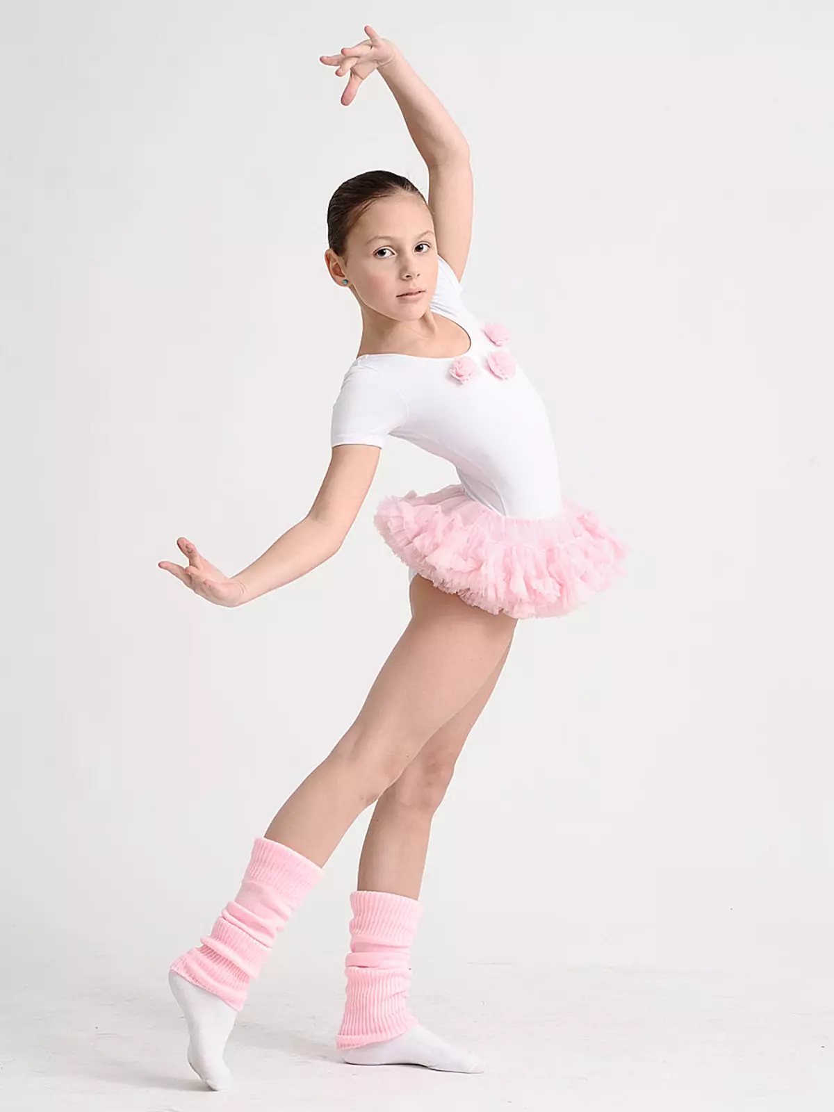 Swimsuit das crianças para dançar com saia (45 fotos): modelos de dança para meninas 13495_2