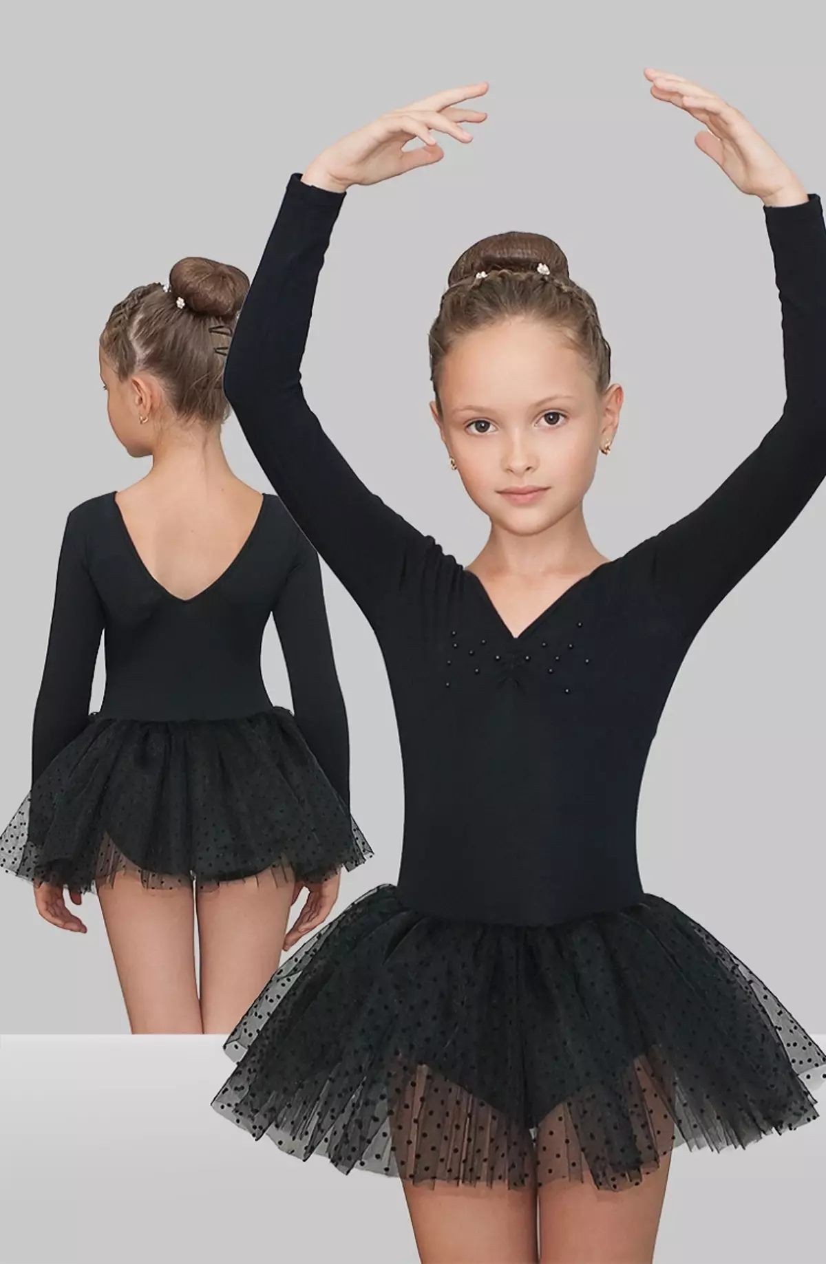 Costume de baie pentru copii pentru dansuri cu fusta (45 fotografii): Modele de dans pentru fete 13495_29