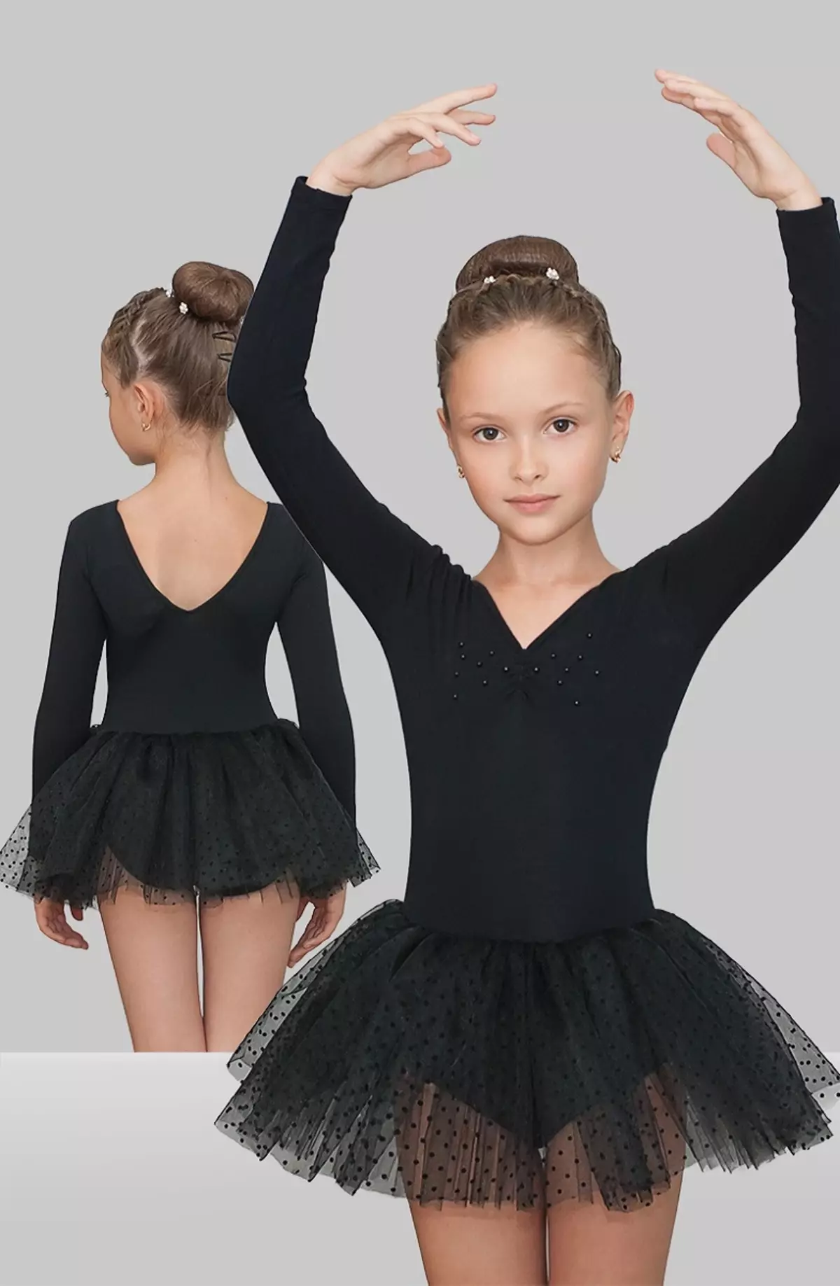 Traje de baño para niños para bailar con falda (45 fotos): Modelos de baile para niñas 13495_29