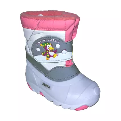 Zebra Boots (73 foto's): Children's Winterwâlde modellen foar famkes, resinsjes 13502_34