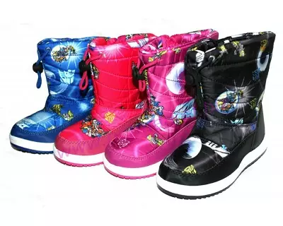 لڑکیوں کے لئے بچے موسم سرما کے جوتے جوتے (54 فوٹو): موسم سرما کے لئے گرم اڑانے کے جوتے 13510_24