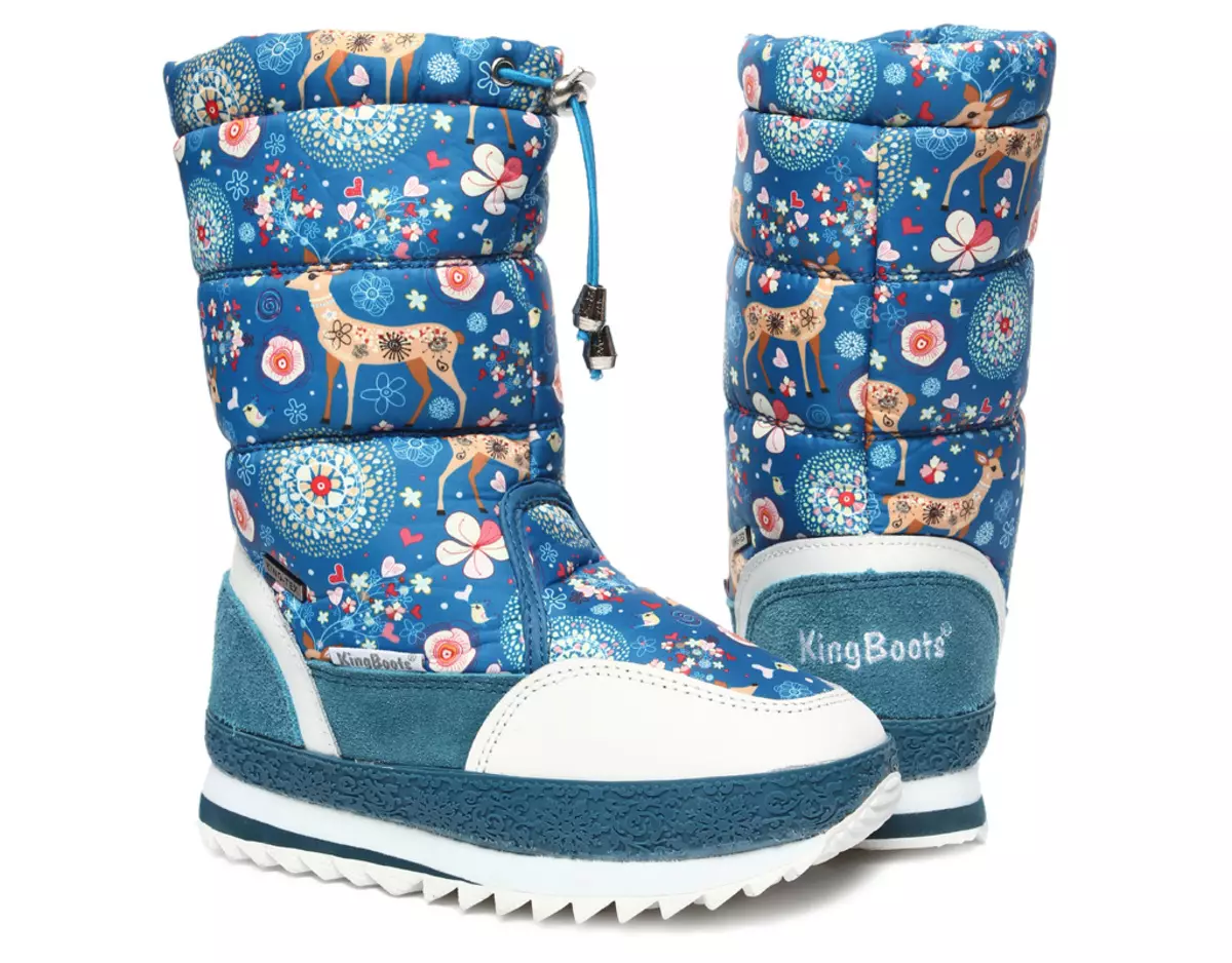 मुलींसाठी बाळाच्या हिवाळ्यातील बूट बूट (54 फोटो): हिवाळ्यासाठी उबदार उबदार बूट 13510_5