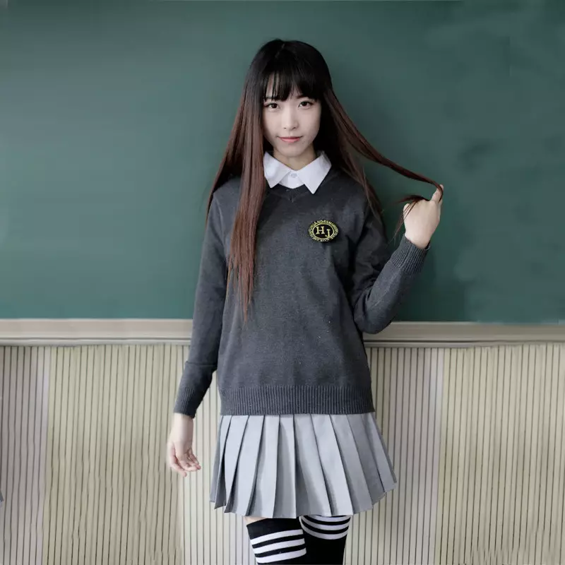 여자를위한 스웨터 (111 장) : 최대 9 살 소녀와 청소년을위한 어린이 모직 모델 라글란, 학교에 대한 목에서 유행 13526_12