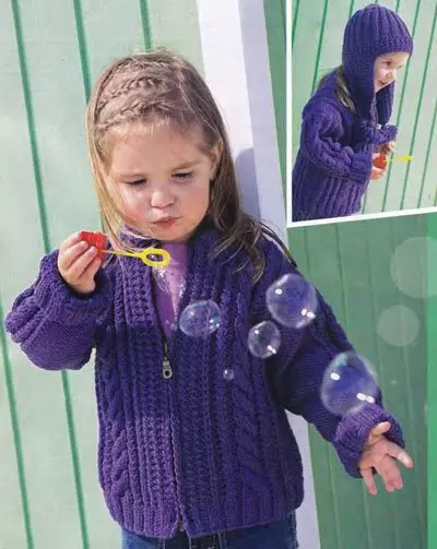 Trui voor een meisje (111 foto's): Kinderwollen modellen Raglan voor meisjes tot 9 jaar oud en tieners, trendy onder de keel voor school 13526_16