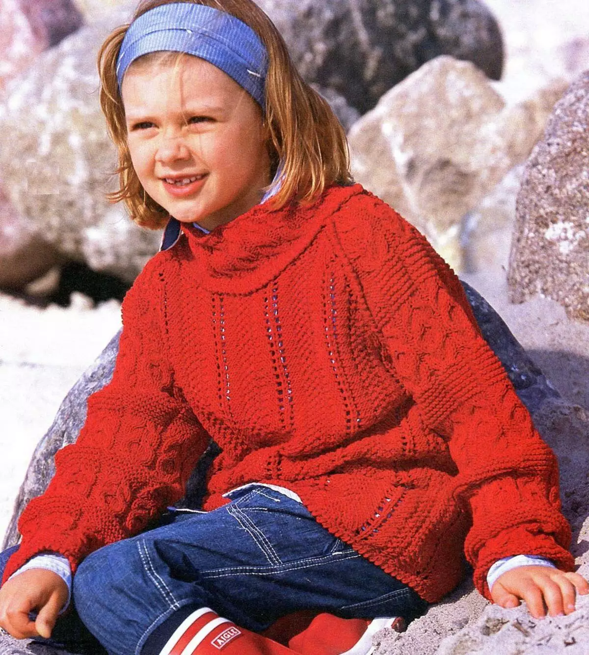 一個女孩的毛衣（111張照片）：兒童羊毛型號為20歲和青少年的女孩，喉嚨下的時尚 13526_23