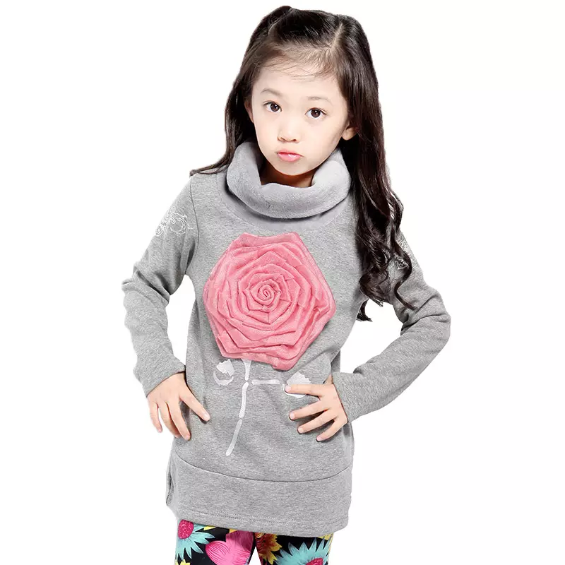 Sweater for a girl (111 photos): children's woolen models Raglan for girls up to 9 years old and teenagers, trendy under the throat for school 13526_78
