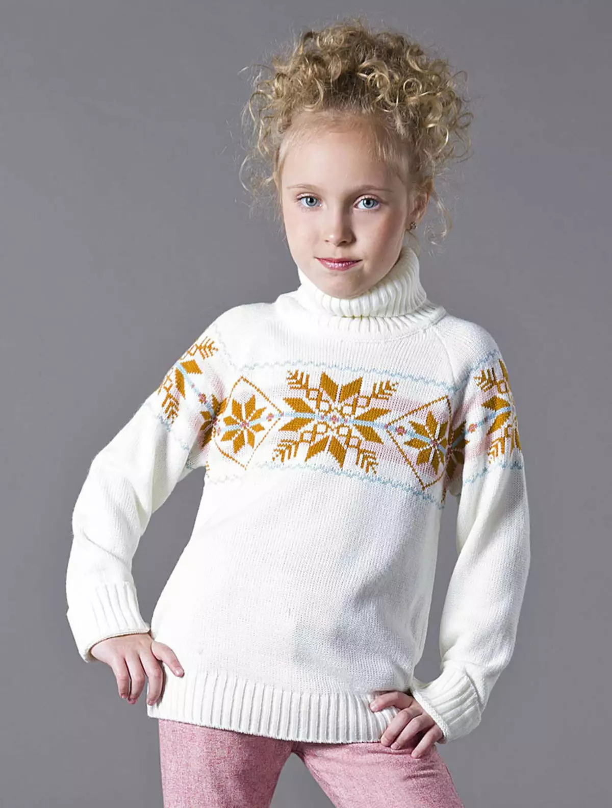 여자를위한 스웨터 (111 장) : 최대 9 살 소녀와 청소년을위한 어린이 모직 모델 라글란, 학교에 대한 목에서 유행 13526_82
