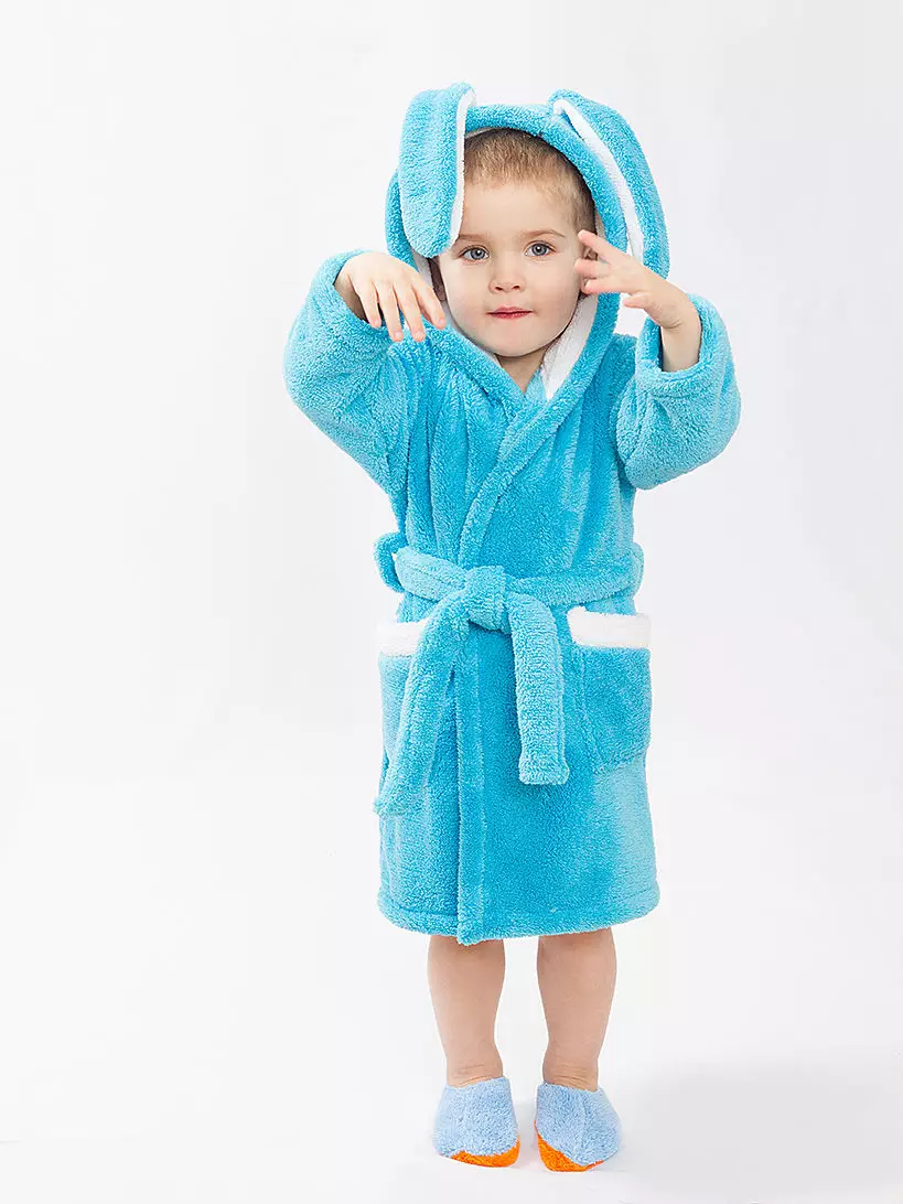 Детски халат за баня (39 снимки): Gulat за момичета с качулка 13529_32