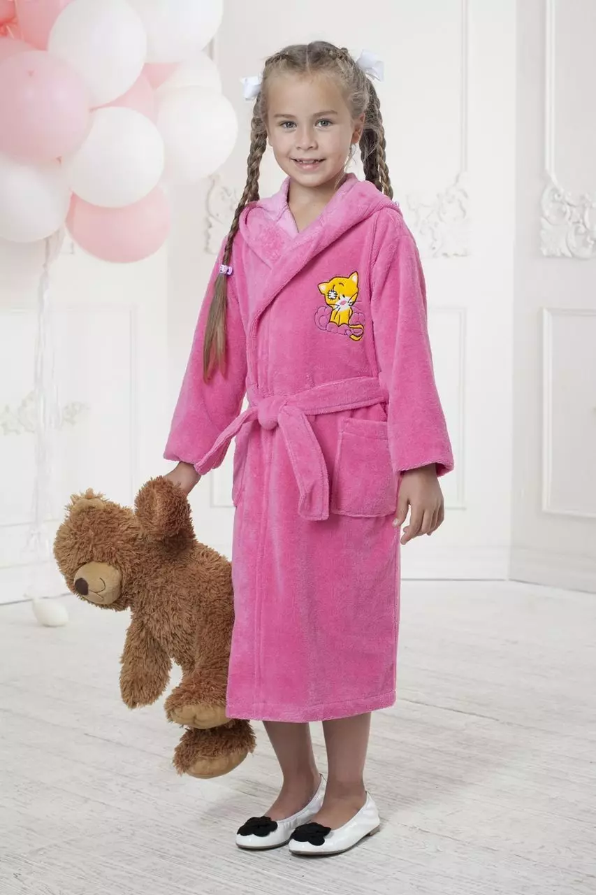 Дитячий банний халат (39 фото): халат для дівчаток з капюшоном 13529_6