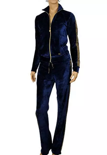 Velor Suit ng Kababaihan (92 mga larawan): Branded Home Suits mula sa Velor, Malaking laki at para sa mga batang babae, mula sa Nic Club, Juicy Couture 1352_64