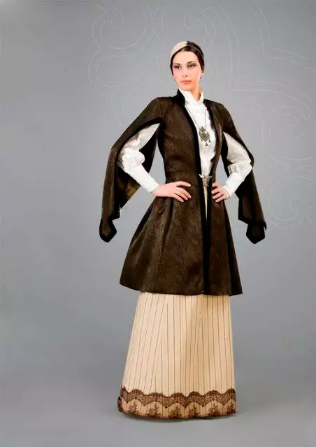 Gruzijas nacionālais tērps (67 fotogrāfijas): sieviešu tēls Gruzijas par meiteni, tradicionālo apģērbu gruzīnu 1353_42