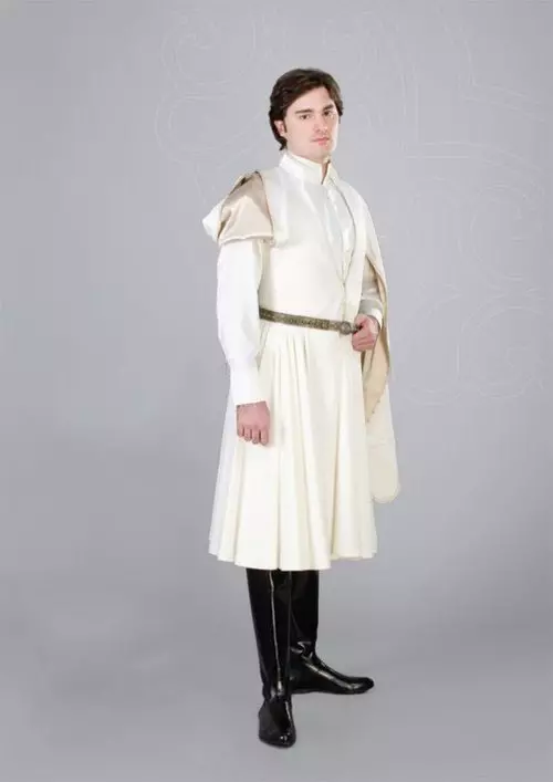 Georgian National Suit (67 mga larawan): Kababaihan Imahe ng Georgian para sa isang batang babae, tradisyonal na sangkap Georgian 1353_63