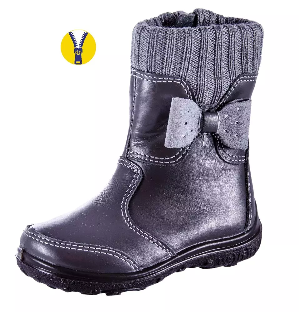 Boots Boots Kotofey (sary 77): modely ho an'ny ankizy ho an'ny zazavavy, membrane mandritra ny ririnina, demi-seasonal, dimensional mesh ary hevitra 13540_51