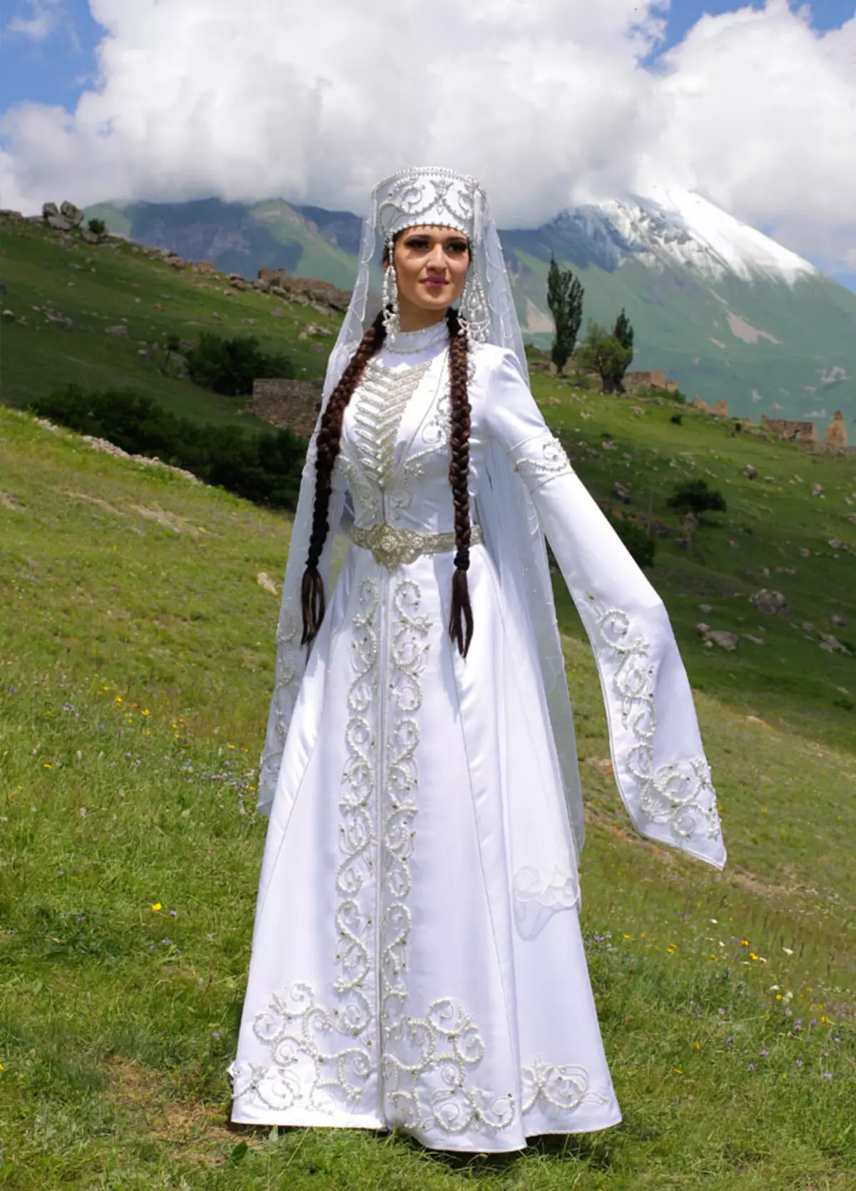 Осетины на Кавказе национальный костюм