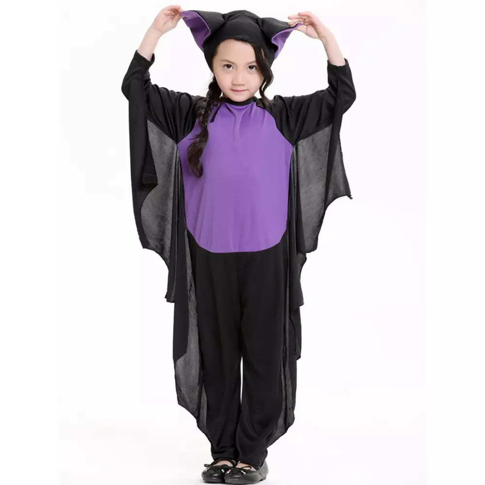 Ноќ на вештерките костум за деца (65 фотографии): најоригиналниот детски облека за Ноќта на вештерките, идеи за девојката 13554_18