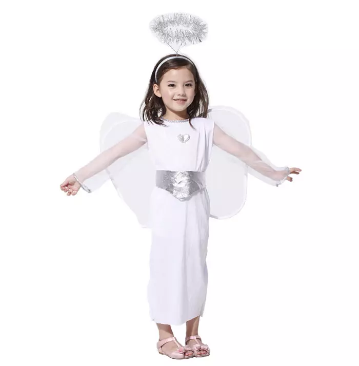 ჰელოუინი სარჩელი ბავშვებისათვის (65 ფოტო): ყველაზე ორიგინალური ბავშვთა outfit for ჰელოუინი, იდეები გოგონა 13554_42