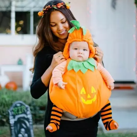 Halovīni uzvalks bērniem (65 fotogrāfijas): visvairāk oriģināls bērnu apģērbs Halloween, idejas meitenei 13554_54