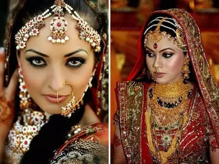 Bộ đồ Ấn Độ (79 hình ảnh): Trang phục quốc gia cho các cô gái và phụ nữ Ấn Độ cổ đại và hiện đại, trang phục theo phong cách Ấn Độ 1355_78