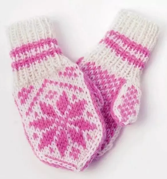 Anak-anak Mittens (127 Foto): Model Tahan Air Musim Dingin untuk Anak Perempuan, Ukuran Tabel untuk Anak-anak 13564_100