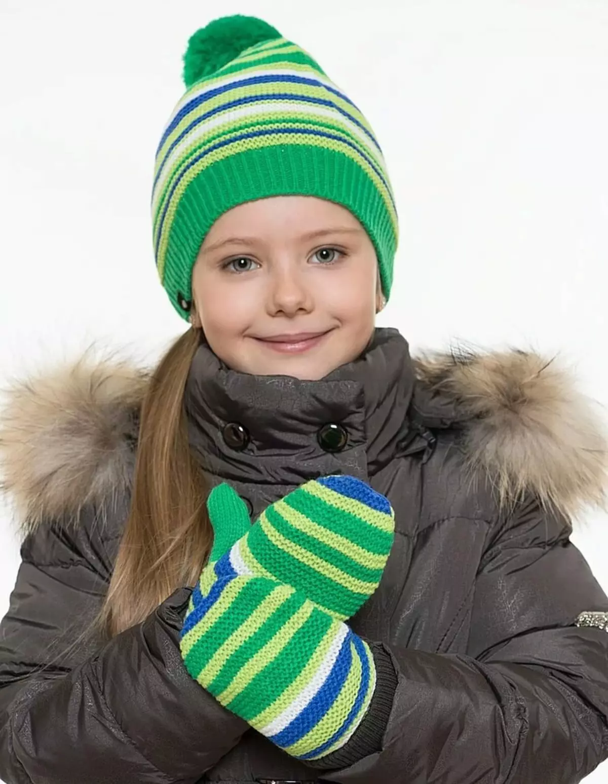 Детски ръкавици без пръсти (127 снимки): Зимни водоустойчиви модели за момичета, размери на маса за деца 13564_11